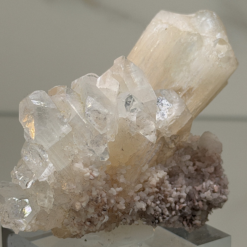 Estilbita con apofilita