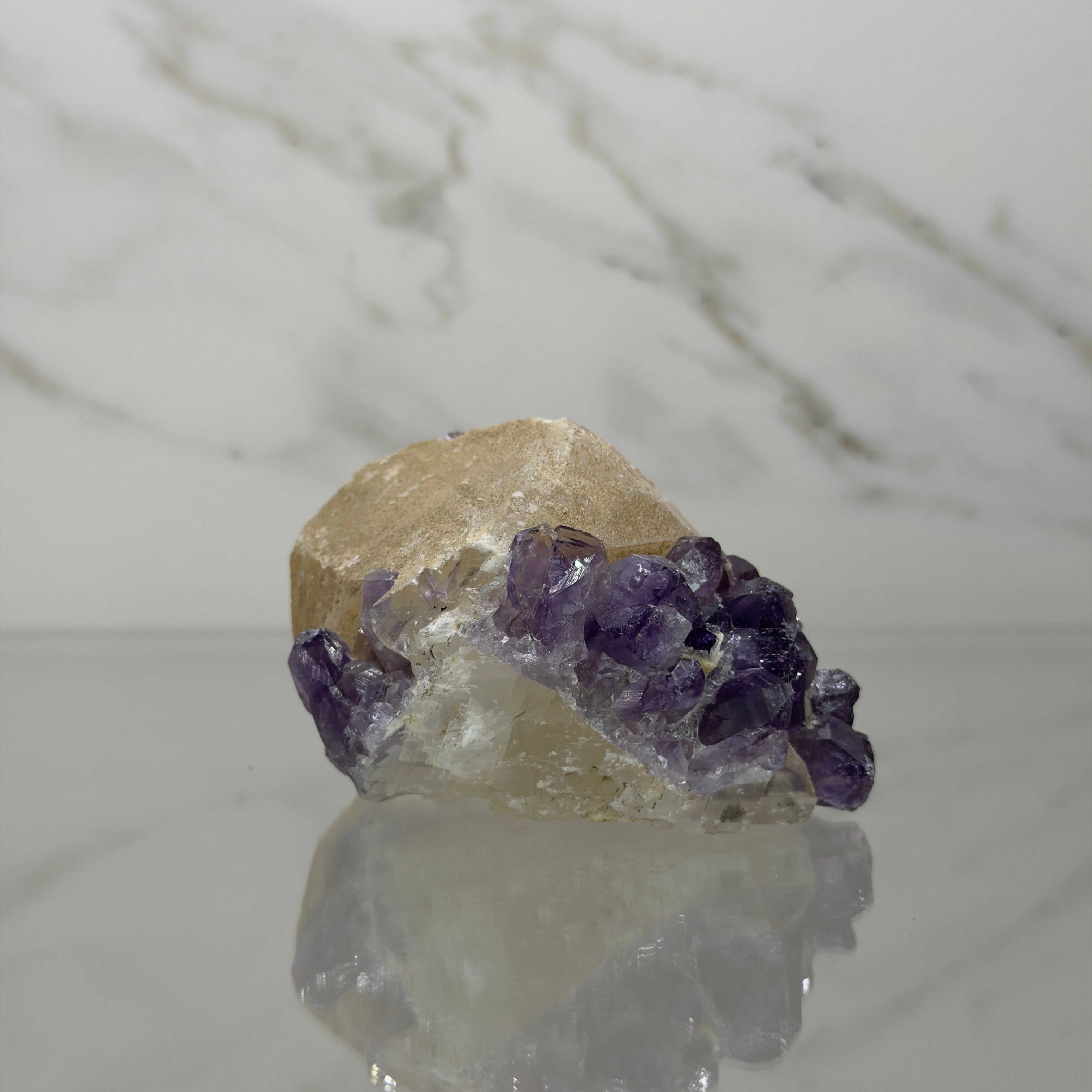 Calcita con Amatista