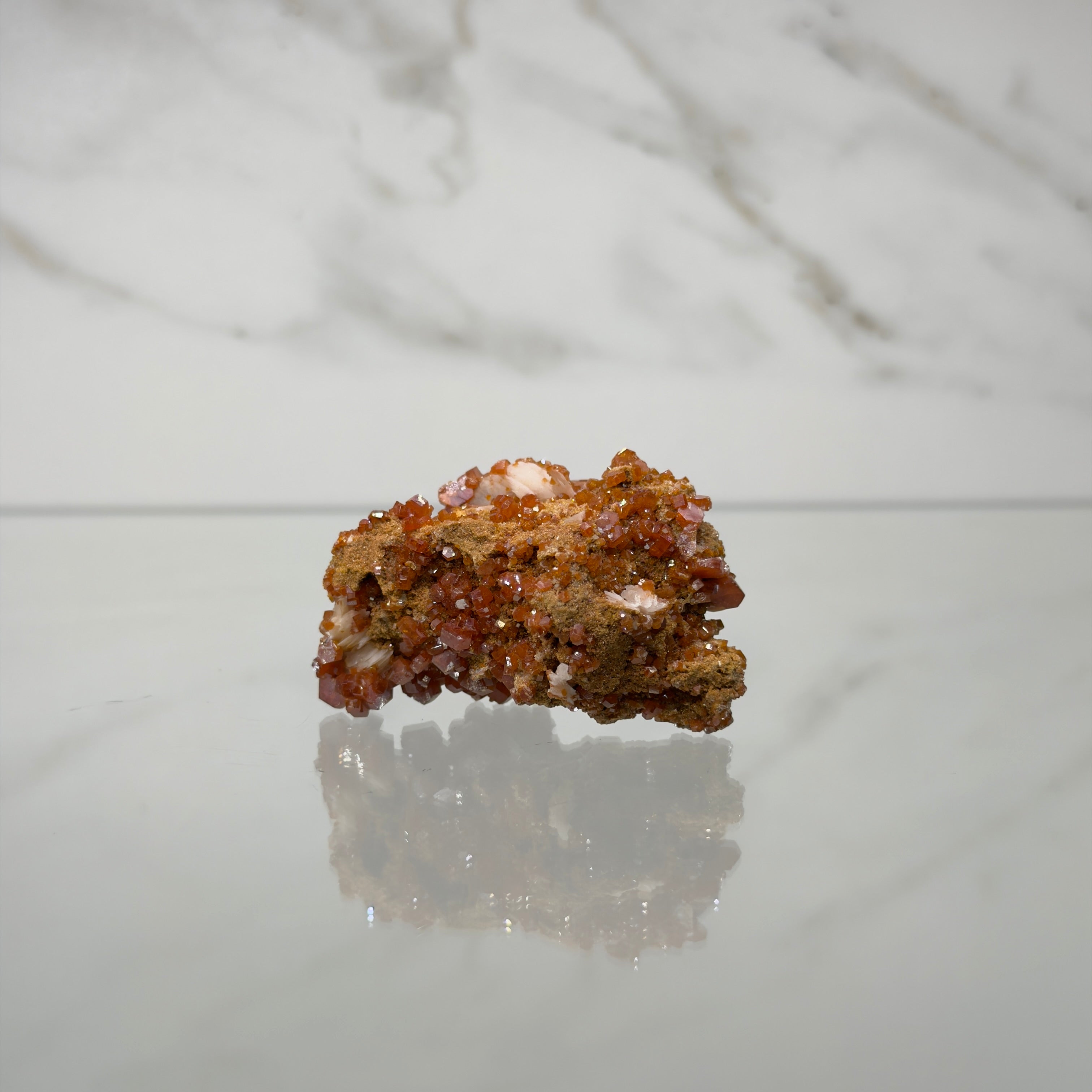 Vanadinita con Barita