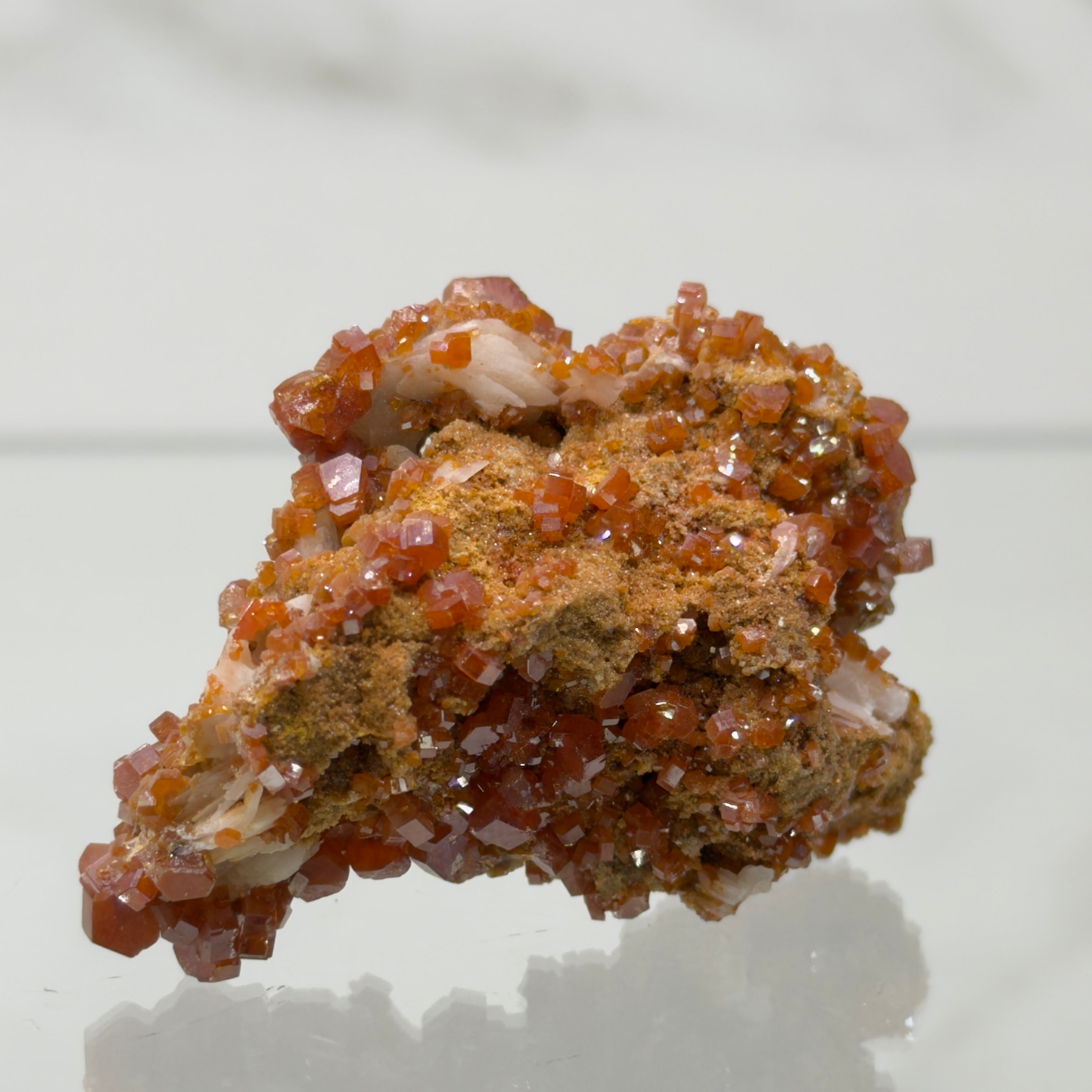 Vanadinita con Barita