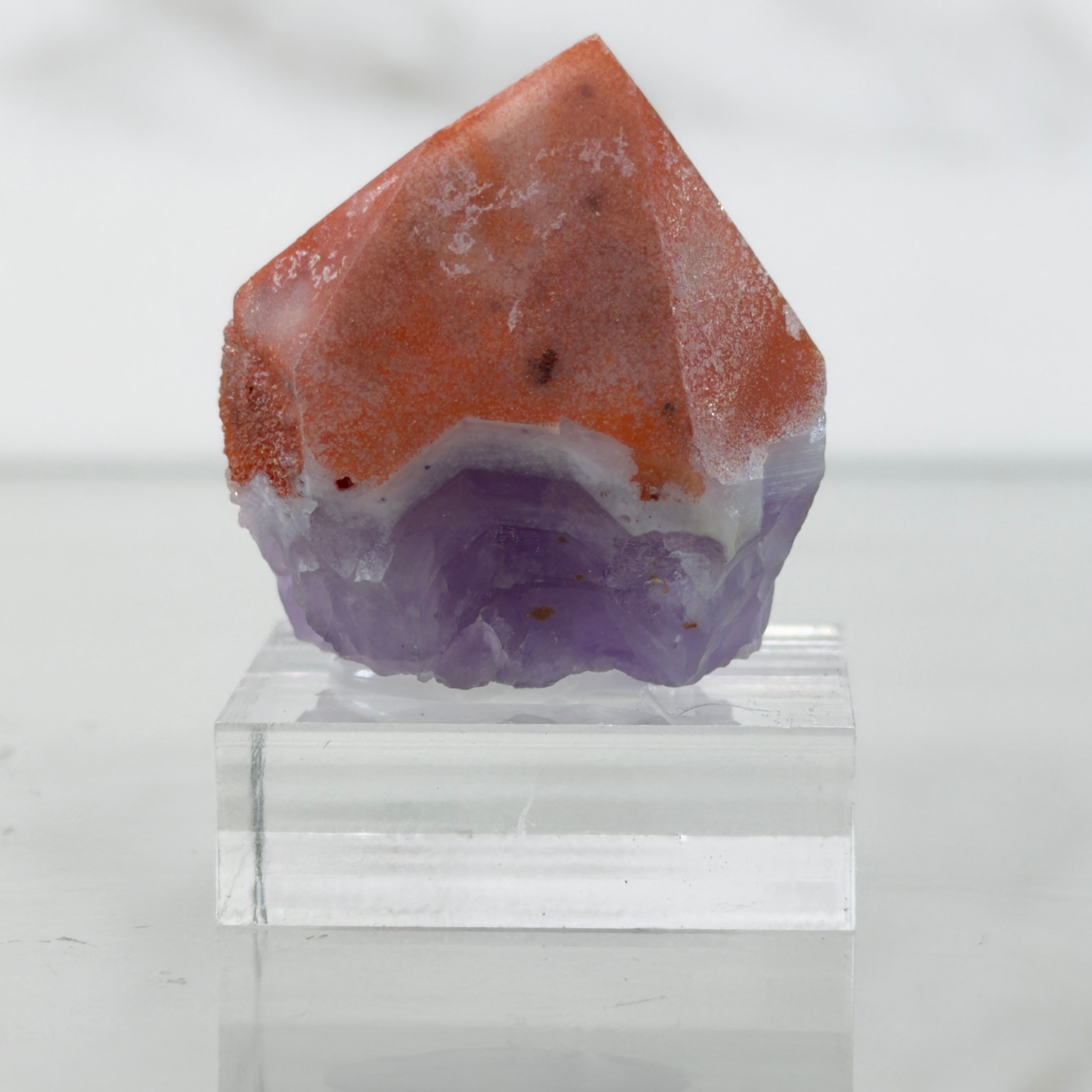 Amatista con hematites